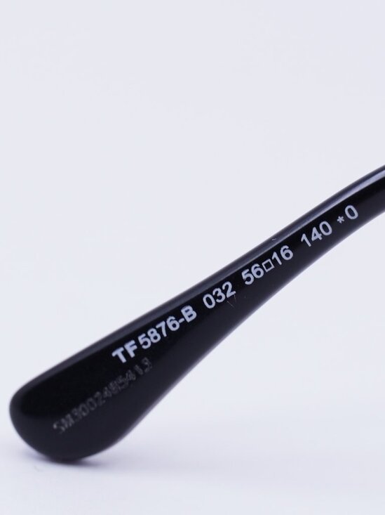 Tom Ford FT5876-B 032 Eyeglasses Pale Gold/Black 56mm Butterfly Frame - Picture 5 of 10